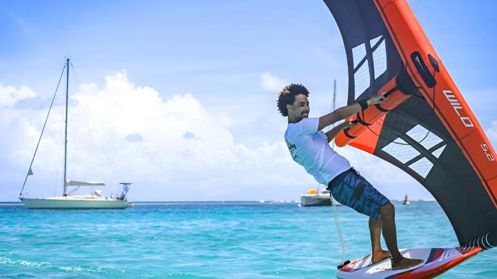 Leçons de wingfoil Guadeloupe